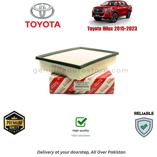 Toyota Hilux 2015-2023 Air Filter Premium Quality in Pakistan, 100% Genuine, Reliable, Best Price, Cash on Delivery 