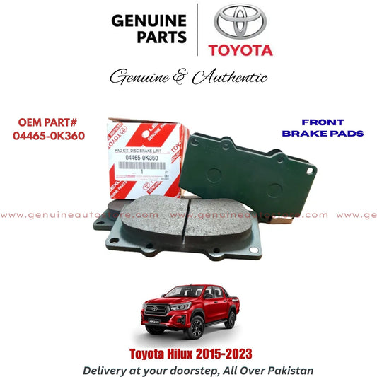 Toyota Hilux 2015-2023 Genuine Front Brake Pads 04465-0K360 Pakistan