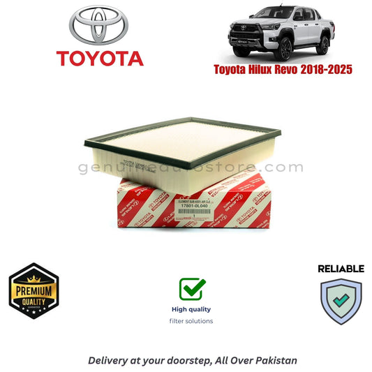Toyota Hilux Revo 2018-2025 Air Filter Premium Quality in Pakistan, 100% Genuine, Reliable, Best Price, Cash on Delivery 