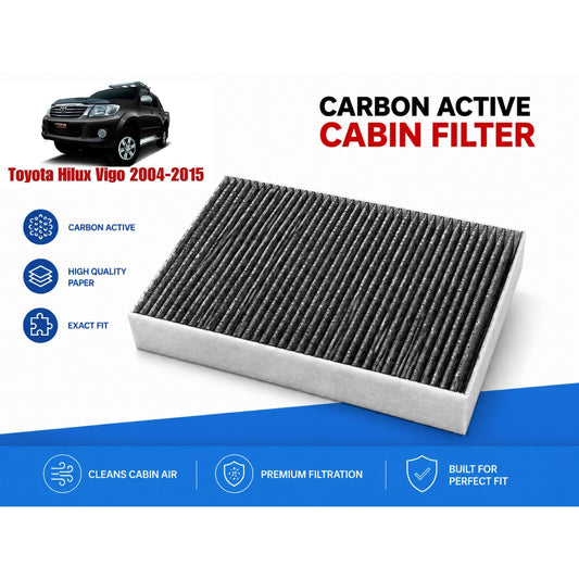 Toyota Hilux Vigo 2004-2015 Cabin Filter Carbon Active  in Pakistan