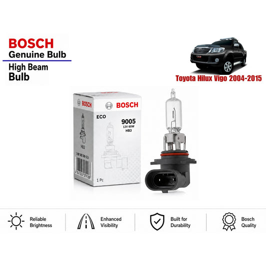 Toyota Hilux Vigo 2004-2015 High Beam Headlight Bulb Bosch in Pakistan