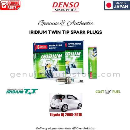 Toyota IQ 2008-2016 DENSO IRIDIUM TWIN TIP SPARK PLUG in Pakistan, 100% Genuine, Reliable, Best Price, Cash on Delivery Available    