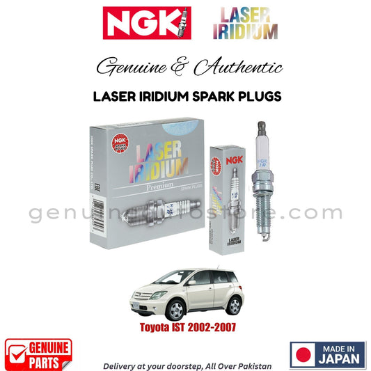 Toyota IST 2002-2007 NGK LASER IRIDIUM SPARK PLUGS in Pakistan. 100% Genuine, Reliable, Best Price, Cash on Delivery Available