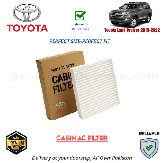 Toyota Land Cruiser 2015-2022 CABIN AC FILTER in Pakistan. 100% Genuine, Reliable, Best Price, Cash on Delivery Available 