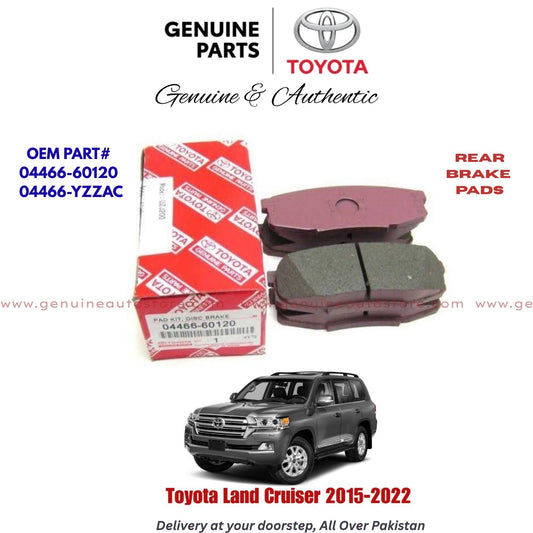 Toyota Land Cruiser 2015-2022 Genuine Rear Brake Pads 04466-60120 Pakistan