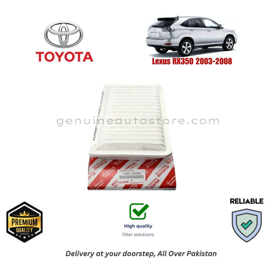 Toyota Lexus RX 350 2003-2008 Air Filter Premium Quality in Pakistan, 100% Genuine, Reliable, Best Price, Cash on Delivery 