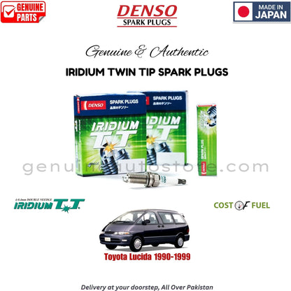 Toyota Lucida 1990-1999 DENSO IRIDIUM TWIN TIP SPARK PLUG in Pakistan, 100% Genuine, Reliable, Best Price, Cash on Delivery Available