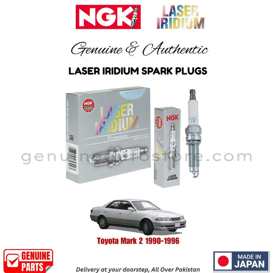 Toyota Mark 2 1990-1996 NGK LASER IRIDIUM SPARK PLUGS in Pakistan. 100% Genuine, Reliable, Best Price, Cash on Delivery Available