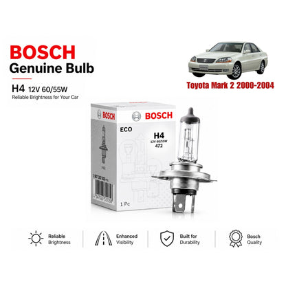 Toyota Mark 2 2000-2004 Headlight Bulb Bosch in Pakistan