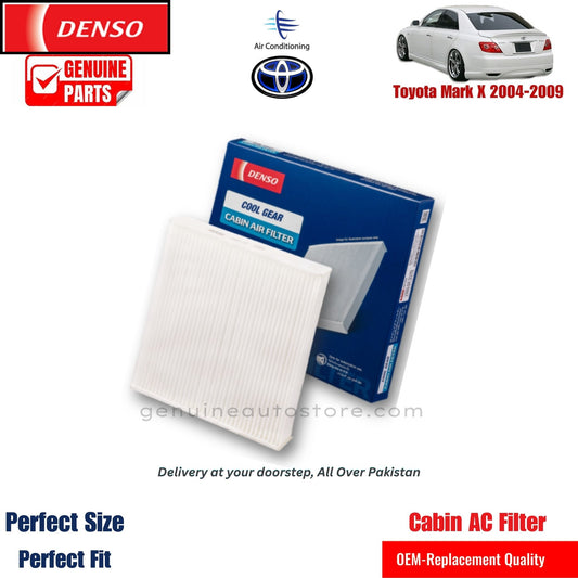 Toyota Mark X 2004-2009  Denso Genuine Cabin Ac Filter in Pakistan. 100% Genuine, Reliable, Best Price, Cash on Delivery Available   