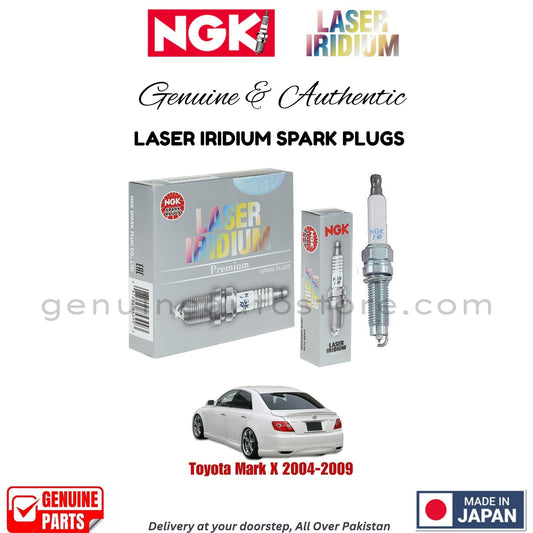 Toyota Mark X 2004-2009 NGK LASER IRIDIUM SPARK PLUGS in Pakistan. 100% Genuine, Reliable, Best Price, Cash on Delivery Available