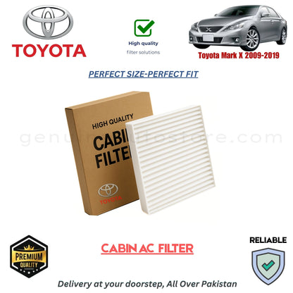 Toyota Mark X 2009-2019 CABIN AC FILTER in Pakistan. 100% Genuine, Reliable, Best Price, Cash on Delivery Available 