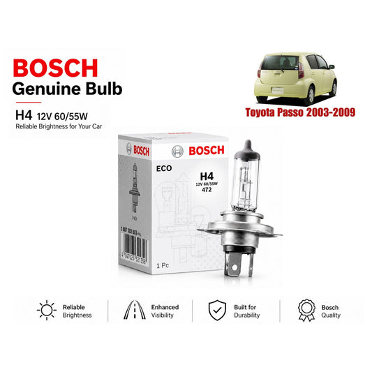 Toyota Passo 2003-2009 Headlight Bulb Bosch in Pakistan 