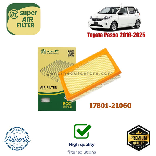 Toyota Passo 2016-2025 Air Filter Super JT 17801-21060 in Pakistan