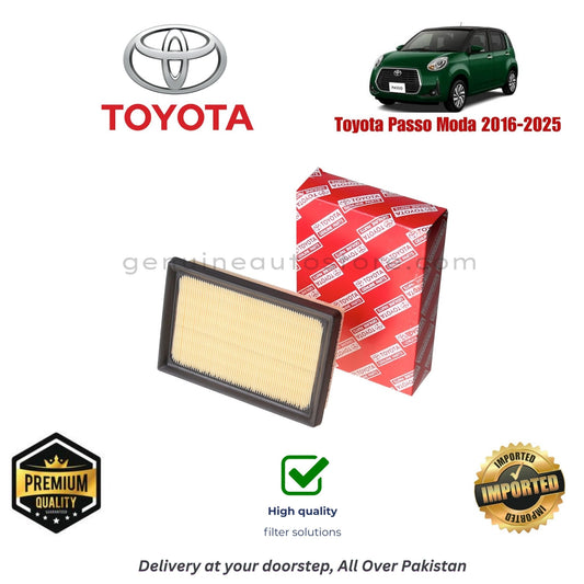 Toyota Passo Moda 2016-2025 Air Filter Premium Quality in Pakistan, 100% Genuine, Reliable, Best Price, Cash on Delivery 