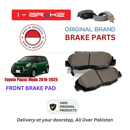 Toyota Passo Moda 2016-2025 Front Brake Pads iBrake Indonesia Genuine