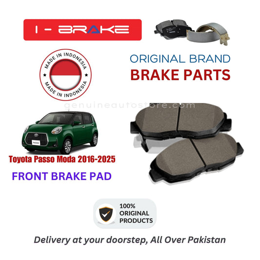 Toyota Passo Moda 2016-2025 Front Brake Pads iBrake Indonesia Genuine