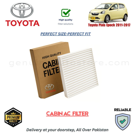Toyota Pixis Epoch 2011-2017 CABIN AC FILTER in Pakistan. 100% Genuine, Reliable, Best Price, Cash on Delivery Available 