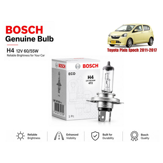 Toyota Pixis Epoch 2011-2017 Headlight Bulb Bosch in Pakistan