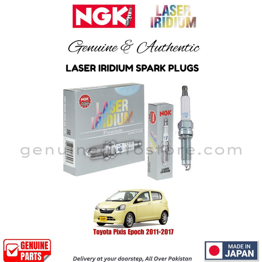 Toyota Pixis Epoch 2011-2017 NGK LASER IRIDIUM SPARK PLUGS in Pakistan. 100% Genuine, Reliable, Best Price, Cash on Delivery Available