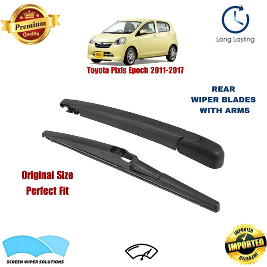Toyota Pixis Epoch 2011-2017 Rear Wiper Blade with Arm in Pakistan