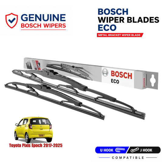 Bosch Genuine metal front wiper set for Toyota Pixis Epoch 2017-2025, pair of two
