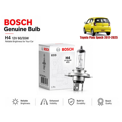 Toyota Pixis Epoch 2017-2025 Headlight Bulb Bosch in Pakistan