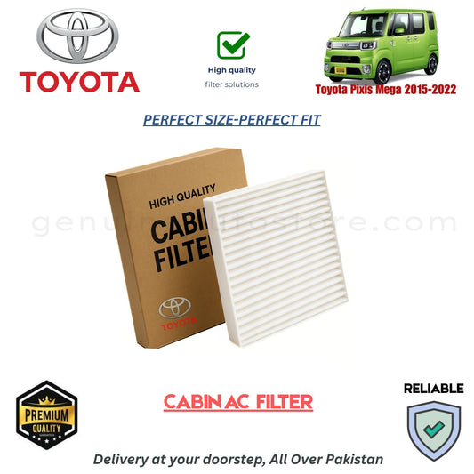 Toyota Pixis Mega 2015-2022  CABIN AC FILTER in Pakistan. 100% Genuine, Reliable, Best Price, Cash on Delivery Available 