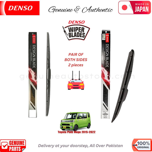 Toyota Pixis Mega 2015-2022 DENSO JAPAN WIPER BLADE SET in Pakistan. 100% Genuine, Original, Best Price, Cash on Delivery Available