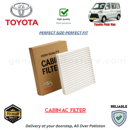 Toyota Pixis Van CABIN AC FILTER in Pakistan. 100% Genuine, Reliable, Best Price, Cash on Delivery Available 