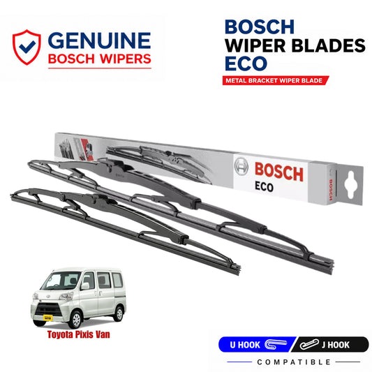 Bosch Genuine metal front wiper set for Toyota Pixis Van, pair of two