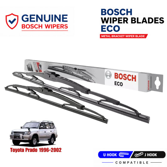 Bosch Genuine metal front wiper set for Toyota Prado 1996-2002, pair of two