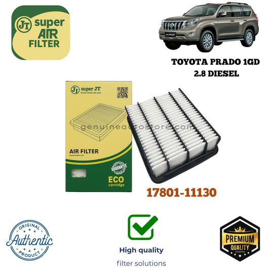 Toyota Prado 1GD 2.8 Diesel 2002-2009 Air Filter Super JT 17801-11130 in Pakistan