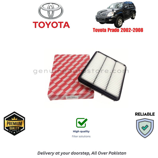 Toyota Prado 2002-2008  Air Filter Premium Quality in Pakistan, 100% Genuine, Reliable, Best Price, Cash on Delivery 