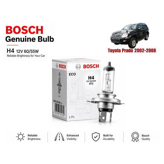 Toyota Prado 2002-2008 Headlight Bulb Bosch in Pakistan 