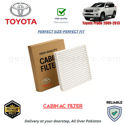 Toyota Prado 2009-2013 CABIN AC FILTER in Pakistan. 100% Genuine, Reliable, Best Price, Cash on Delivery Available 