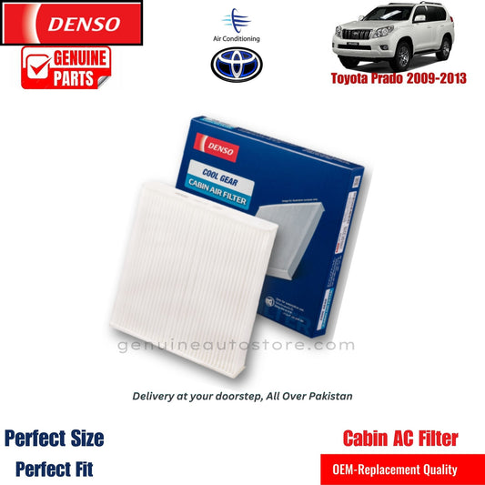 Toyota Prado 2009-2013 Denso Genuine Cabin Ac Filter in Pakistan. 100% Genuine, Reliable, Best Price, Cash on Delivery Available   