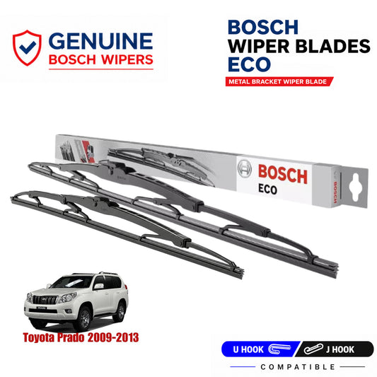 Bosch Genuine metal front wiper set for Toyota Prado 2009-2013, pair of two