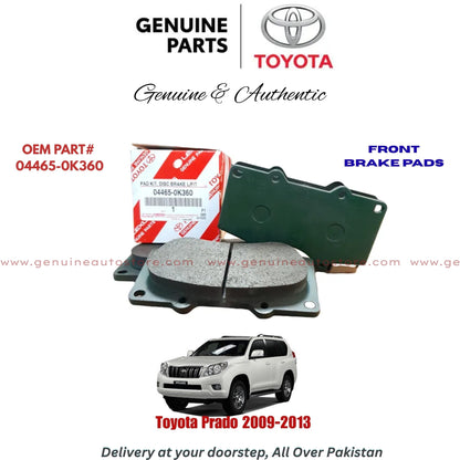 Toyota Prado 2009-2013 Genuine Front Brake Pads 04465-0K360 Pakistan
