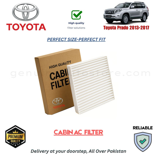 Toyota Prado 2013-2017 CABIN AC FILTER in Pakistan. 100% Genuine, Reliable, Best Price, Cash on Delivery Available 
