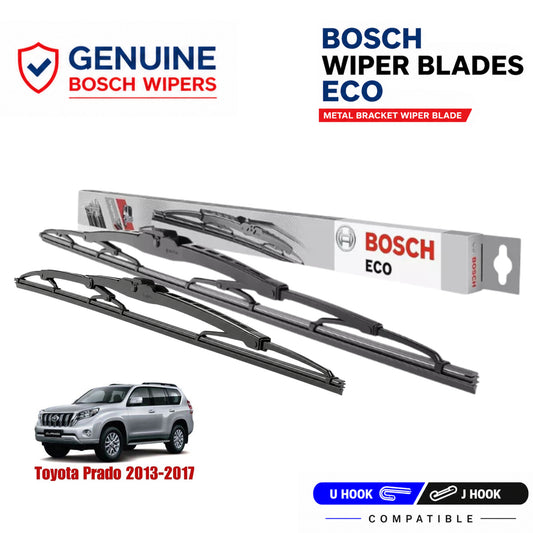 Bosch Genuine metal front wiper set for Toyota Prado 2013-2017, pair of two