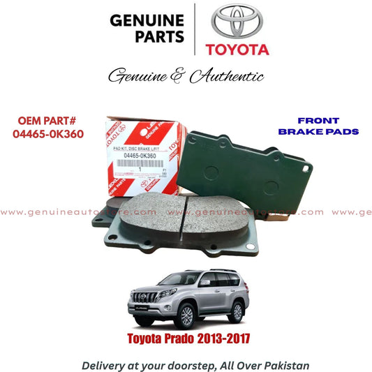 Toyota Prado 2013-2017 Genuine Front Brake Pads 04465-0K360 Pakistan
