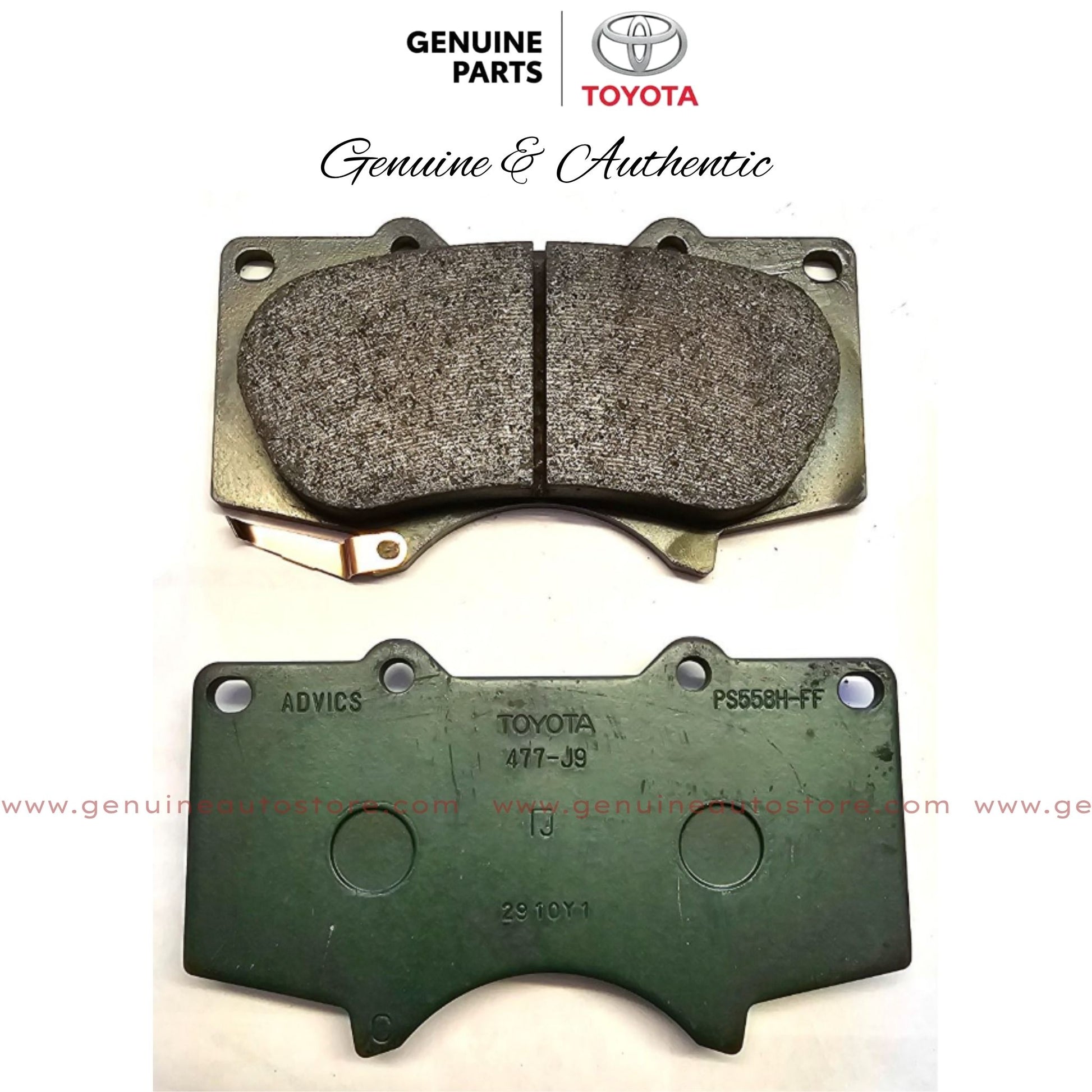 Toyota Prado 2013-2017 Genuine Front Brake Pads 04465-0K360 Pakistan