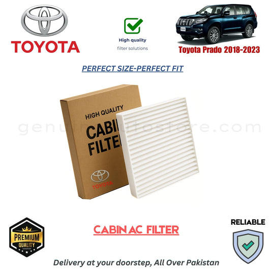 Toyota Prado 2018-2023 CABIN AC FILTER in Pakistan. 100% Genuine, Reliable, Best Price, Cash on Delivery Available 
