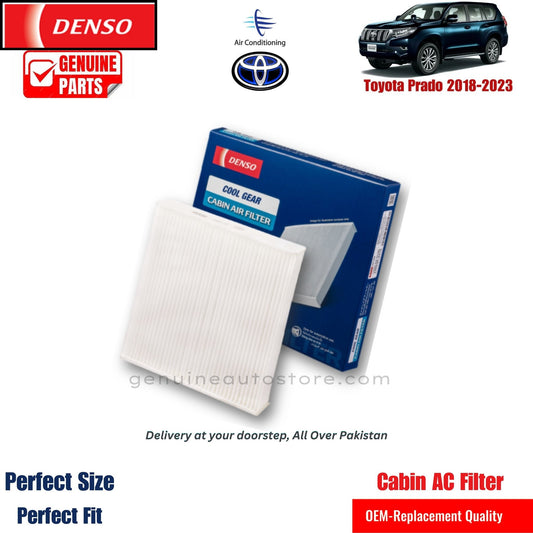Toyota Prado 2018-2023 Denso Genuine Cabin Ac Filter in Pakistan. 100% Genuine, Reliable, Best Price, Cash on Delivery Available   
