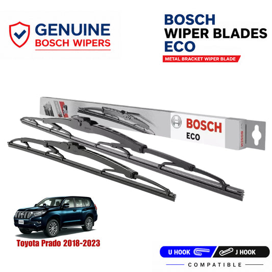 Bosch Genuine metal front wiper set for Toyota Prado 2018-2023, pair of two