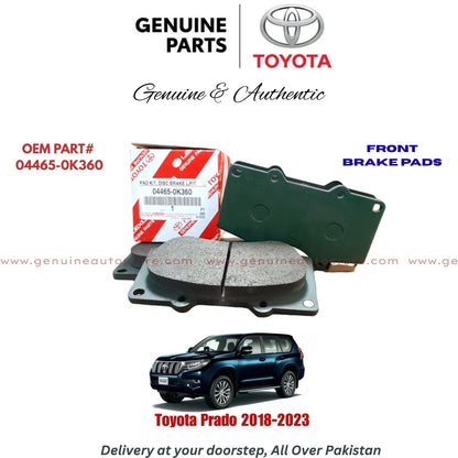 Toyota Prado 2018-2023 Genuine Front Brake Pads 04465-0K360 Pakistan