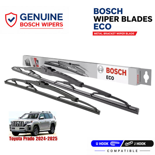 Bosch Genuine metal front wiper set for Toyota Prado 2024-2025, pair of two