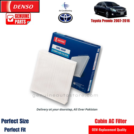 Toyota Premio 2007-2016 Denso Genuine Cabin Ac Filter in Pakistan. 100% Genuine, Reliable, Best Price, Cash on Delivery Available   