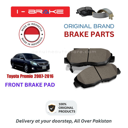 Toyota Premio 2007-2016 Front Brake Pads iBrake Indonesia Genuine